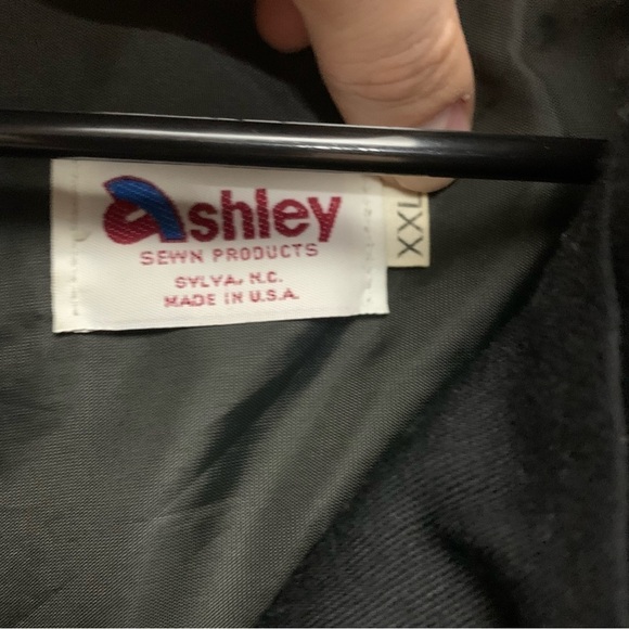 Vintage 1995 Ashley Sewn Products‎ Quaker State Racing Green & Black Jacket XXL - Picture 5 of 7